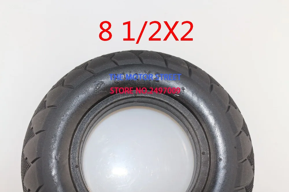 Бесплатная доставка 8 1/2x2 шины для скутера скейтборда прочные толстые колеса