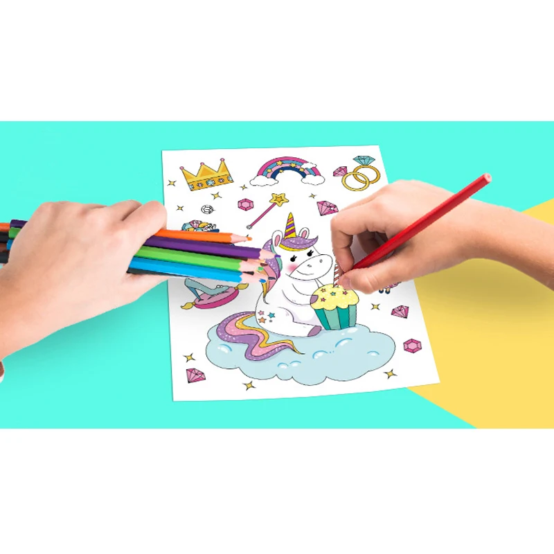 1 комплект Magic Цвет Радуга (динозавр/Единорог PirateCartoon скретч-бумага для живописи