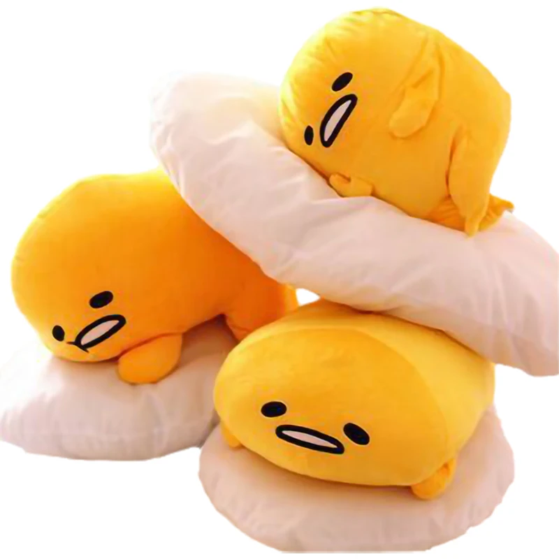 Оригинальный 45*30 см SANRIO Gudetama японское аниме милое мультяшное ленивое яйцо мягкая