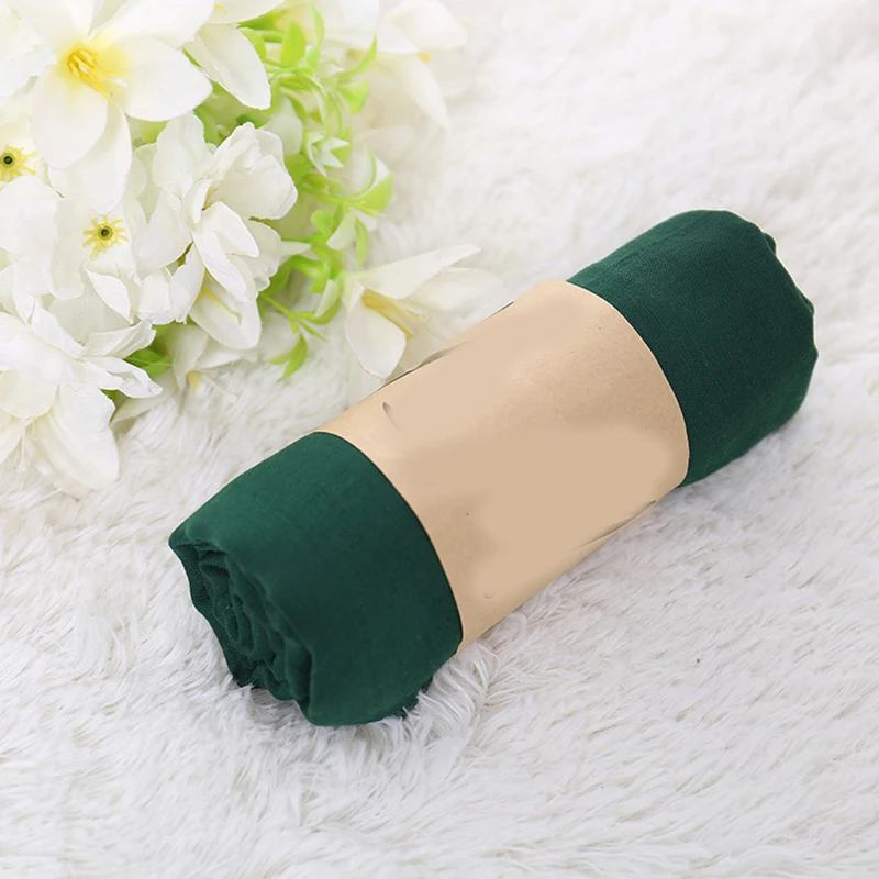 dark green Осенний и зимний модный шарф, шаль горячая распродажа синий розовый красный женский шарф Высокое качество хлопок сплошной лен шарфы для женщин - Цвет: dark green