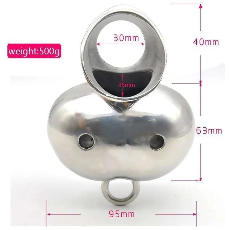 Сверхмощная подвеска в виде мошонки с цепочкой 500 г устройство для выдавливания