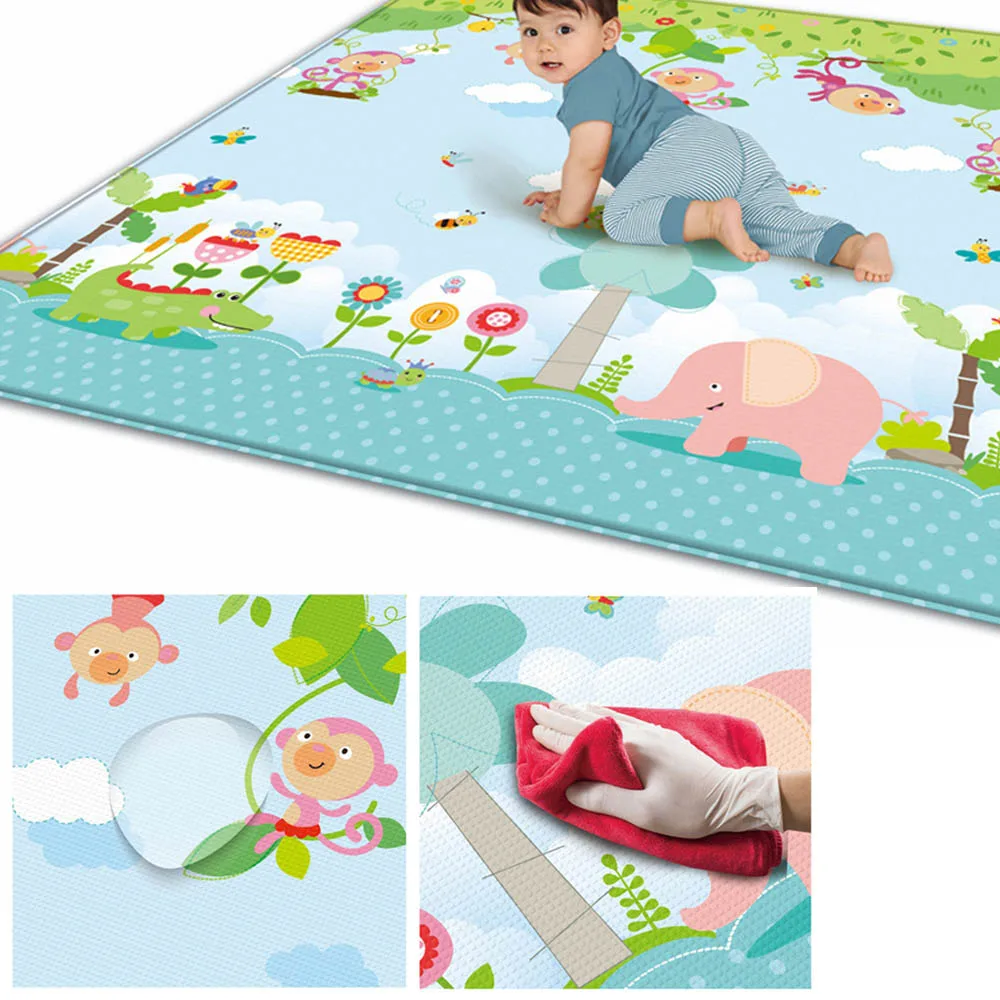Детский игровой коврик для ползания защиты окружающей среды детей пазл занятия в