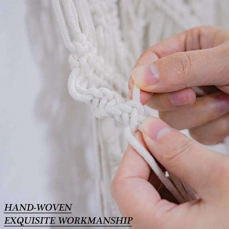 Настенное украшение ручной работы макраме богемный Тканый гобелен из чистого