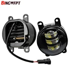 1 пара светодиодных противотуманных фар, фары переднего бамперсветильник для Jeep Renegade BU 2015 2016 2017 2018 Jeep Compass MP 2017 2018