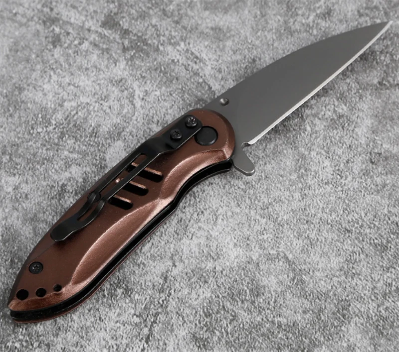 Мини Складной нож острый 3CR13 стальной маленький карманный с алюминиевой ручкой