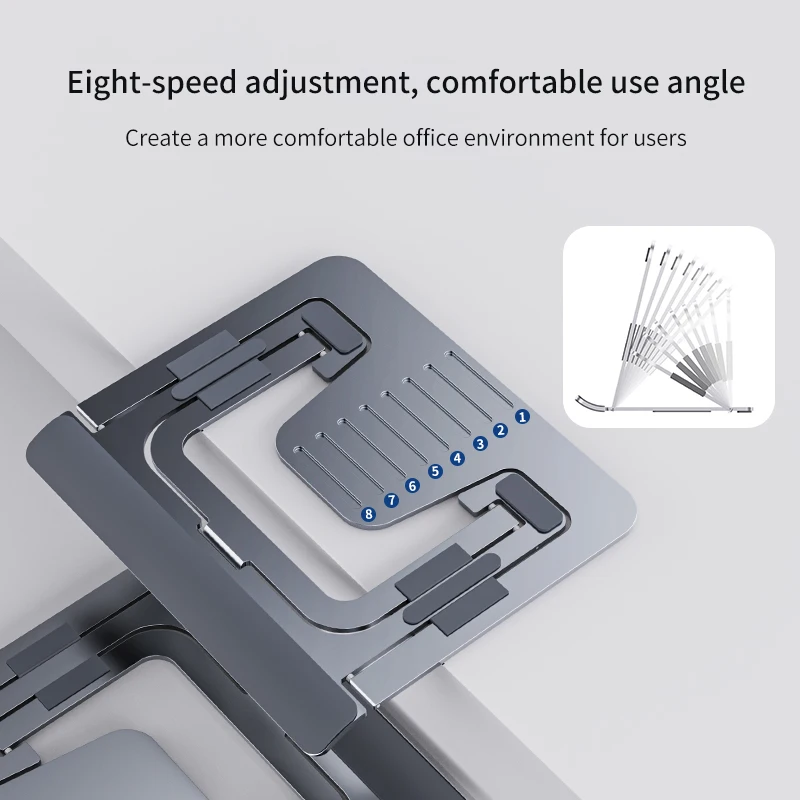 

Подставка из алюминиевого сплава для планшета 4,7-13 дюймов, портативный держатель для Macbook Air Pro, нескользящий кронштейн для телефона и планше...