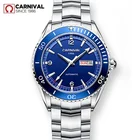 Часы MIYOTA Мужские механические, брендовые Роскошные водонепроницаемые механические с сапфировым стеклом, для карнавала, 2020