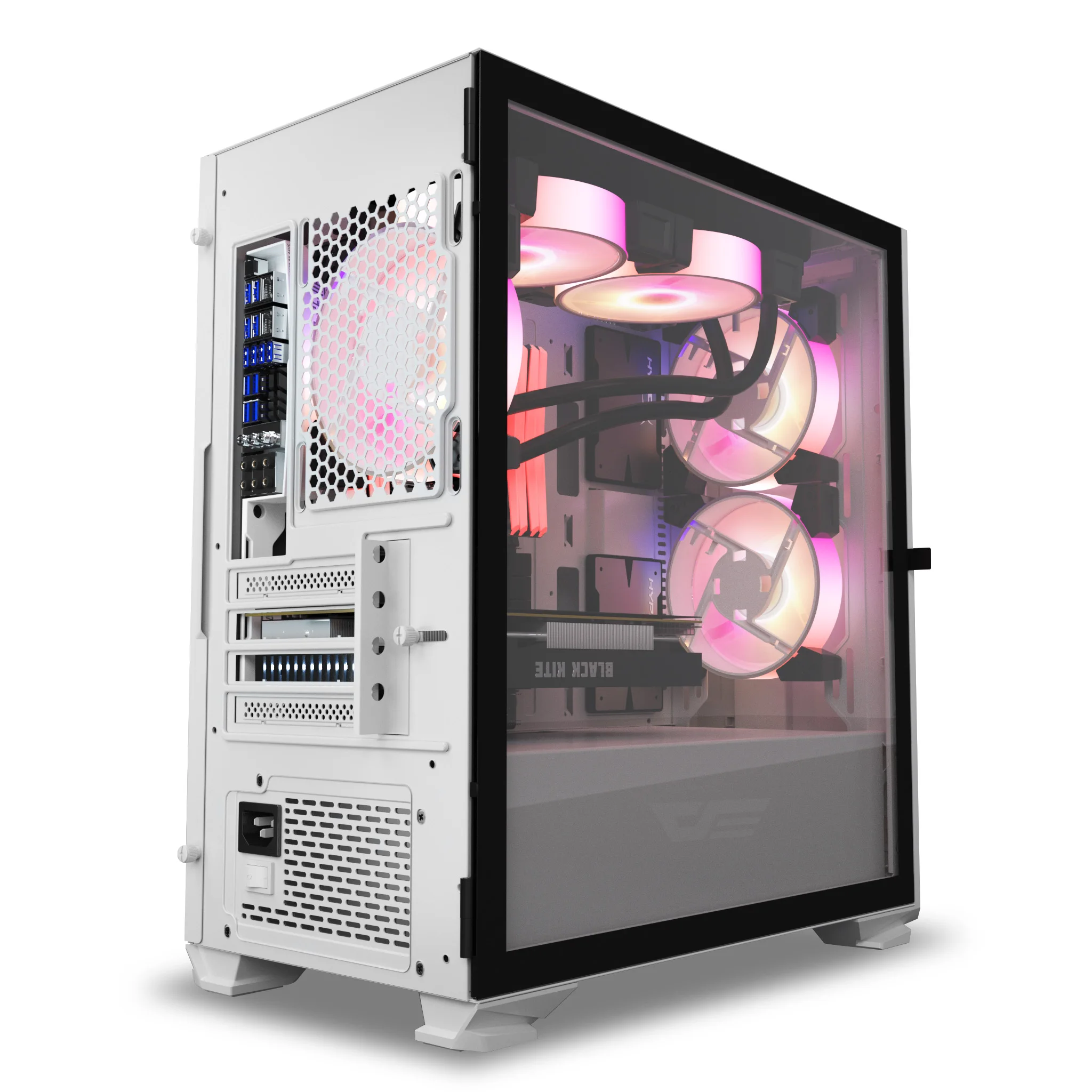 Чехол для настольного компьютера Aigo DLM23 gabinete pc gamer completo small mini matx/itx с водяным