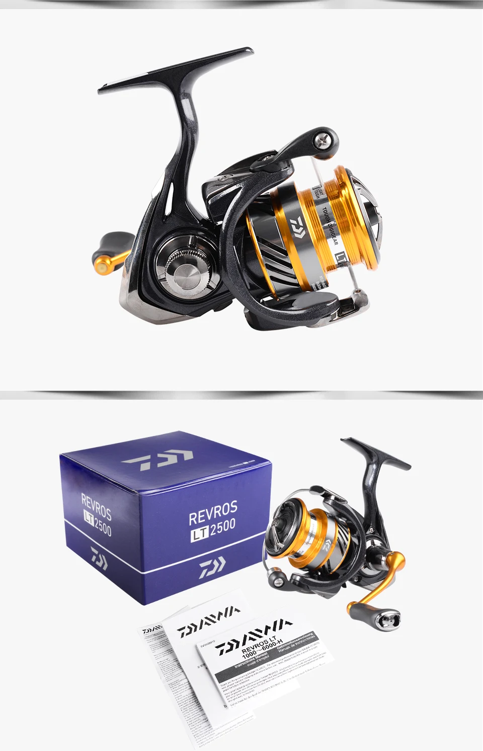 2019 Original Daiwa Revros Lt Spinning Fishing Reel1000xh 2000xh 2500xh 3000cxh 4000cxh 5000cxh6000hgear Ratio 5 7 1 6 2 1 4 1bb Fishing Reels Aliexpress