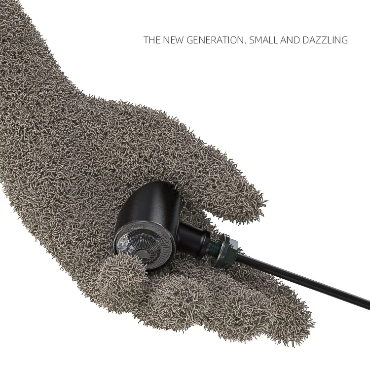 Универсальные Светодиодные поворотники в стиле ретро для мотоцикла 12 В мигающий