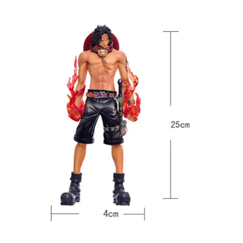 

One Piece Master Stars Piece MSP Portgas D Ace Boxed PVC Anime Action Figure Collection Model Toy Gift 25CM Juguetes