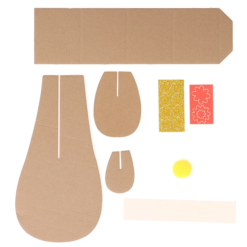 

DIY Art And Craft Toys For Children Carton Paper Material Manual Lovely Cactus Frame Kindergarten Educative Toys