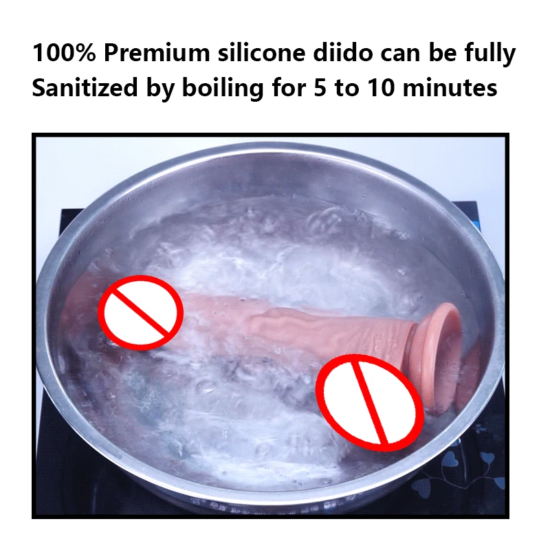 Большой реалистичный фаллоимитатор с присоской супер огромный член для