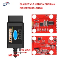 elm327 obd2 scanner elm 327 usb v1 5 bluetooth code reader auto diagnostic scanner tool made for ford forscan automotive