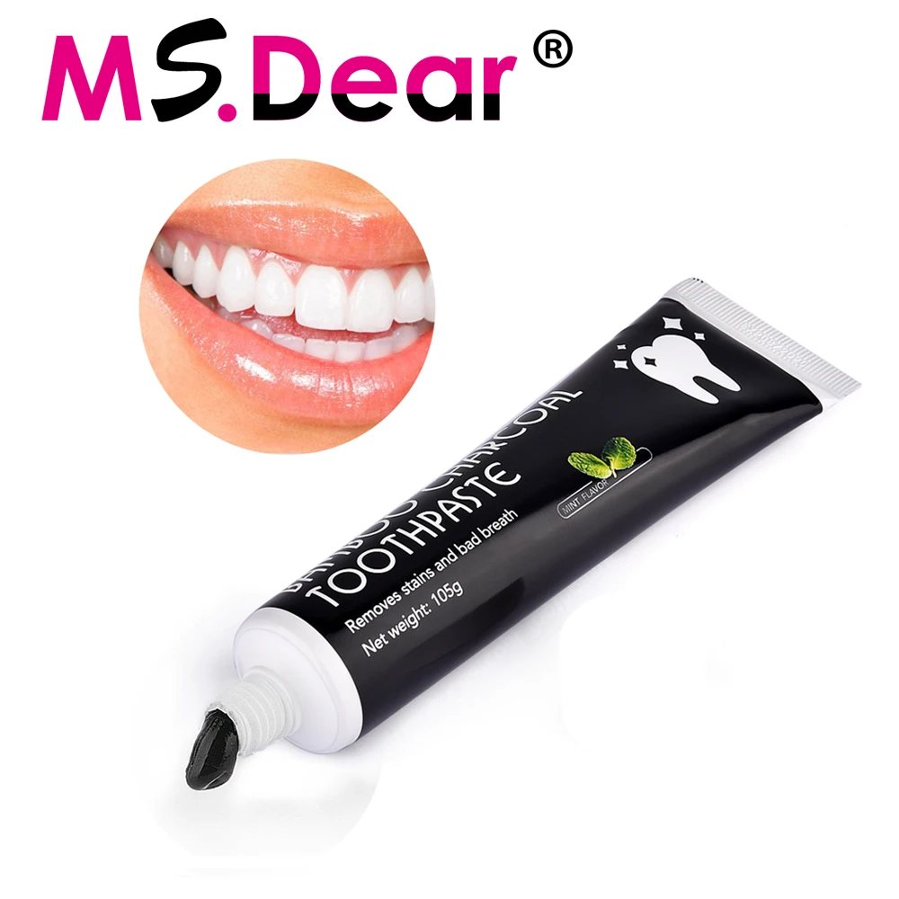 

105g Toothpaste Teeth Whitening Bamboo Natural Activated Charcoal Oral Hygiene Toothpaste Tooth Cleaning Removes Stains
