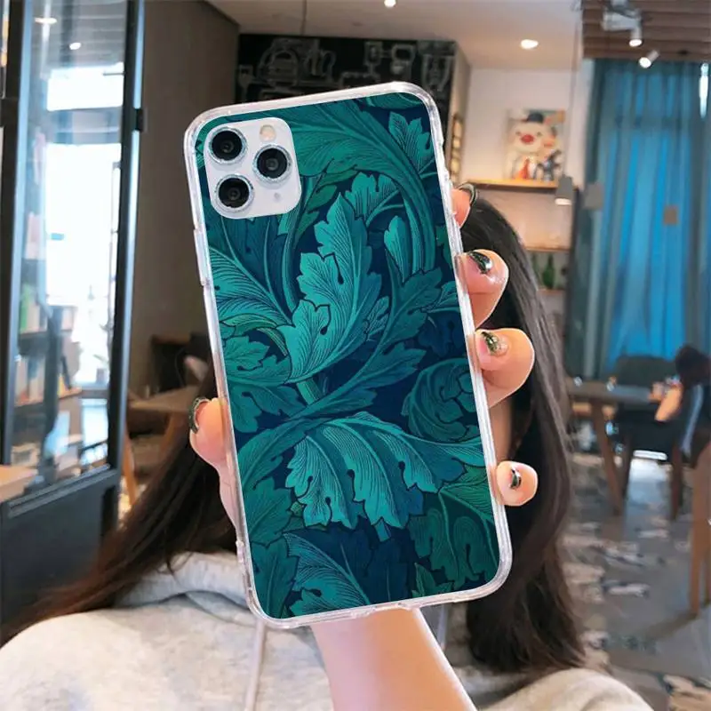 

Van Gogh Painting Phone Case Transparent for iPhone 6 7 8 11 12 s mini pro X XS XR MAX Plus se cover funda shell