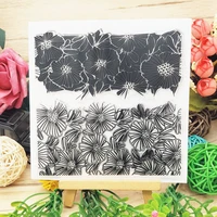 flower field transparent silicone stamp cutting diy hand account scrapbooking rubber coloring embossed diary decoration reusable