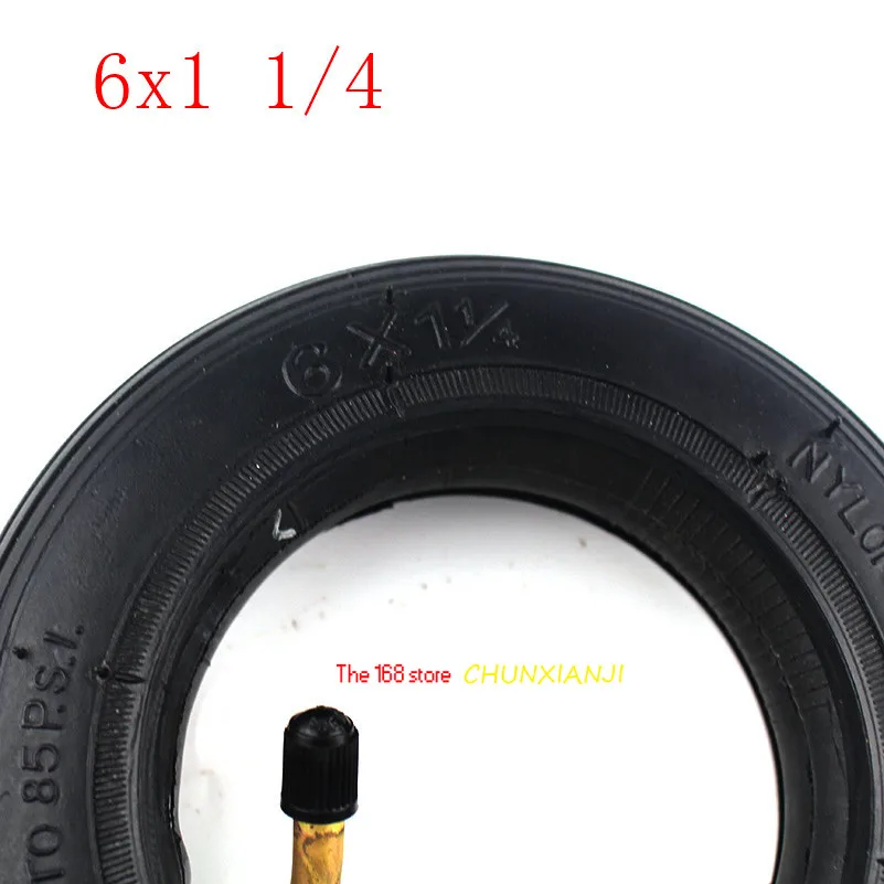 Шина размером 6X1 1/4 с внутренней трубкой подходит для многих газовых