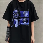 Новинка Death Note Shinigami Ryuk футболки с персонажами из аниме футболка подарок Творческая Футболка короткий рукав японского аниме Манга светильник Ягами L