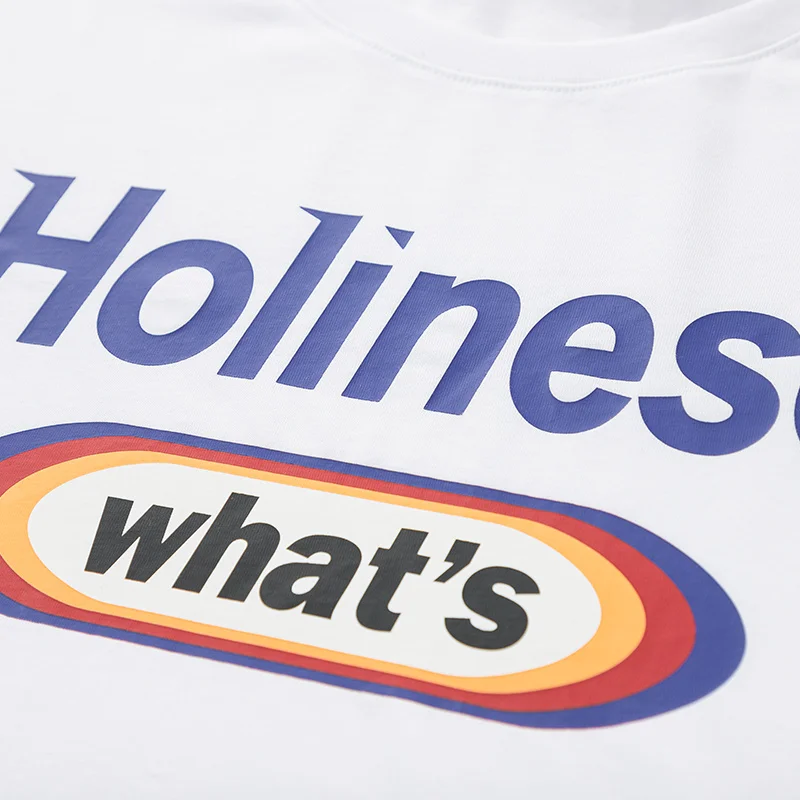 

Semir 2019 summer new BF wind print short-sleeved T-shirt female sports trend t-shirt