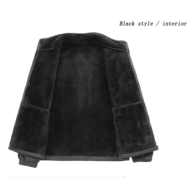 Stand-up Collar Cotton Jacket Winter Plus Velvet Warm Coat Comfortable Brushed Men Winter Coat Coat Trend Dress Dropshipping 6XL