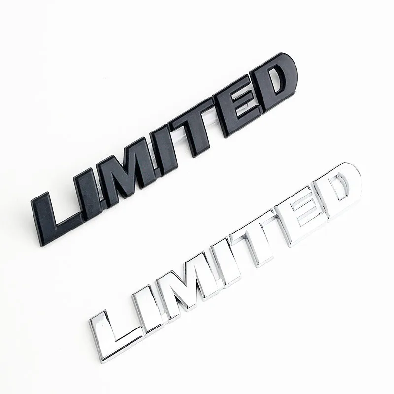 

1 PCS 3D Metal Car Sticker Chrome Limited Edition Emblem Badge Decal For Toyota Chevrolet Hyundai Car Accessories
