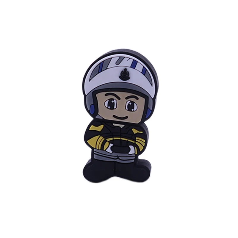 Флешка 128 ГБ мультяшная полицейская usb флешка 4 8 16 32 64 Милая карта памяти Флеш