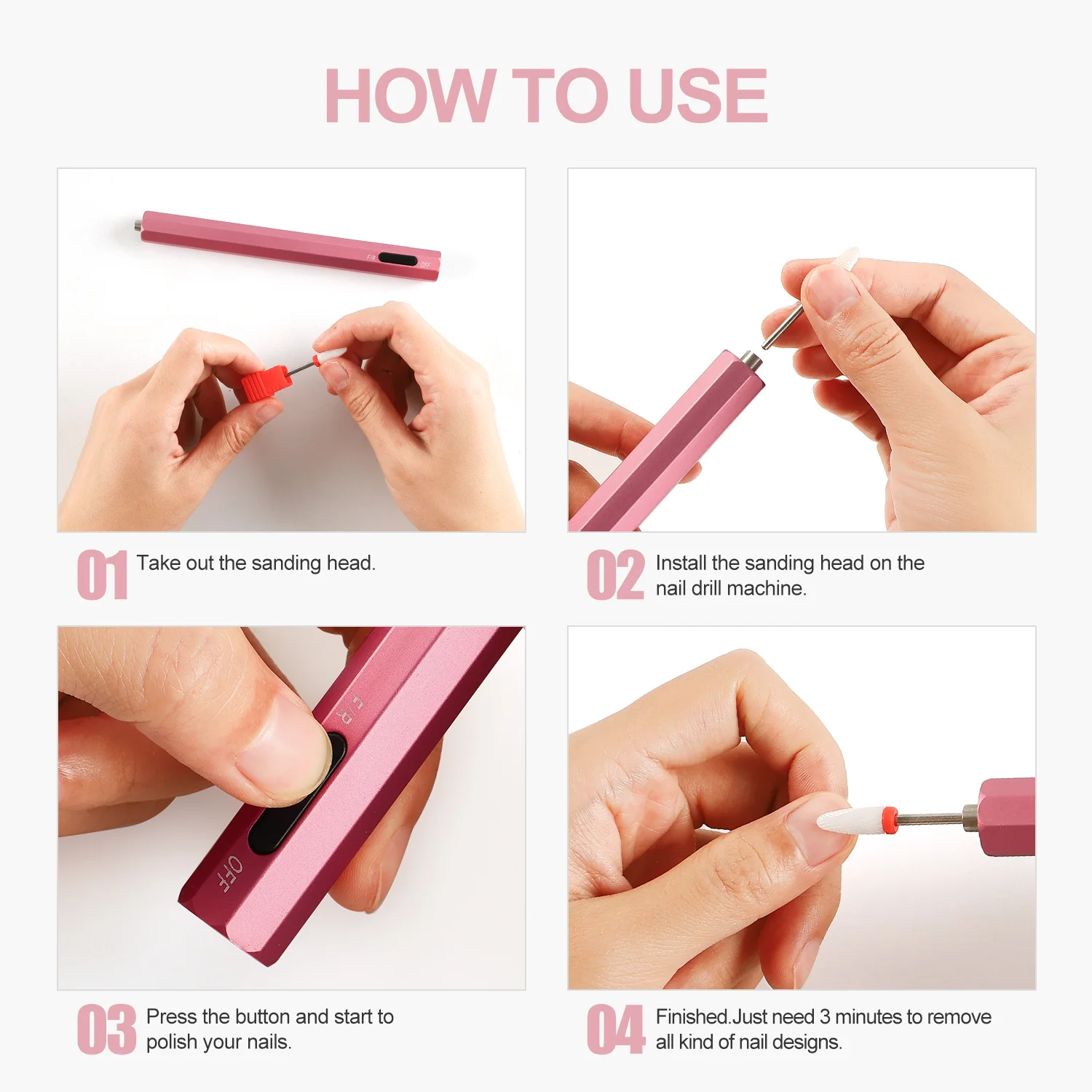 

COSCELIA Electric Nail Drill Manicure Machine Cutters For Manicure Nail Supplies For Professionals Nail Equipment Pedicure Tools