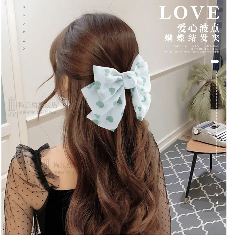 

Three-layer Love Big bow Hairpins Korean Hairgrips For Girls Hair Accessories Hair Clips For Girls Hairpin Hair Bows