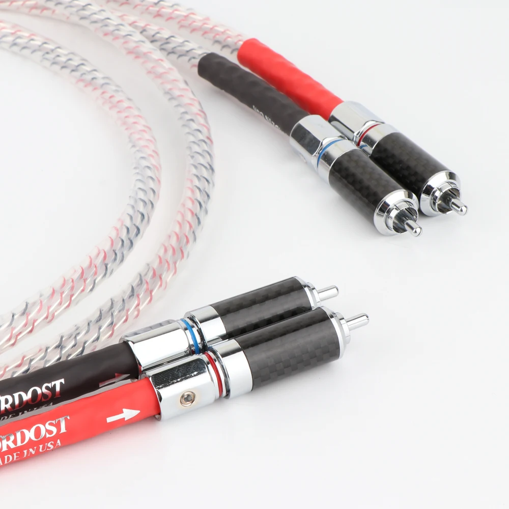 Соединительный кабель Preffair Valhalla из серебристого сплава для аудио RCA