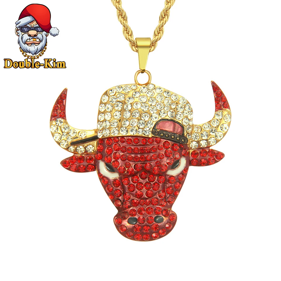 Мужское ожерелье с подвеской в виде хип хопа уличная культура цинковый сплав