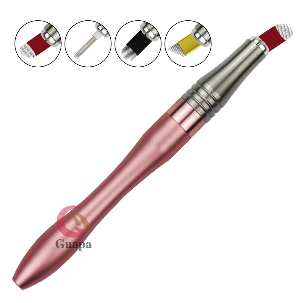 Ручная тату ручка для бровей микроблейдинг Наложение теней Tebori игла