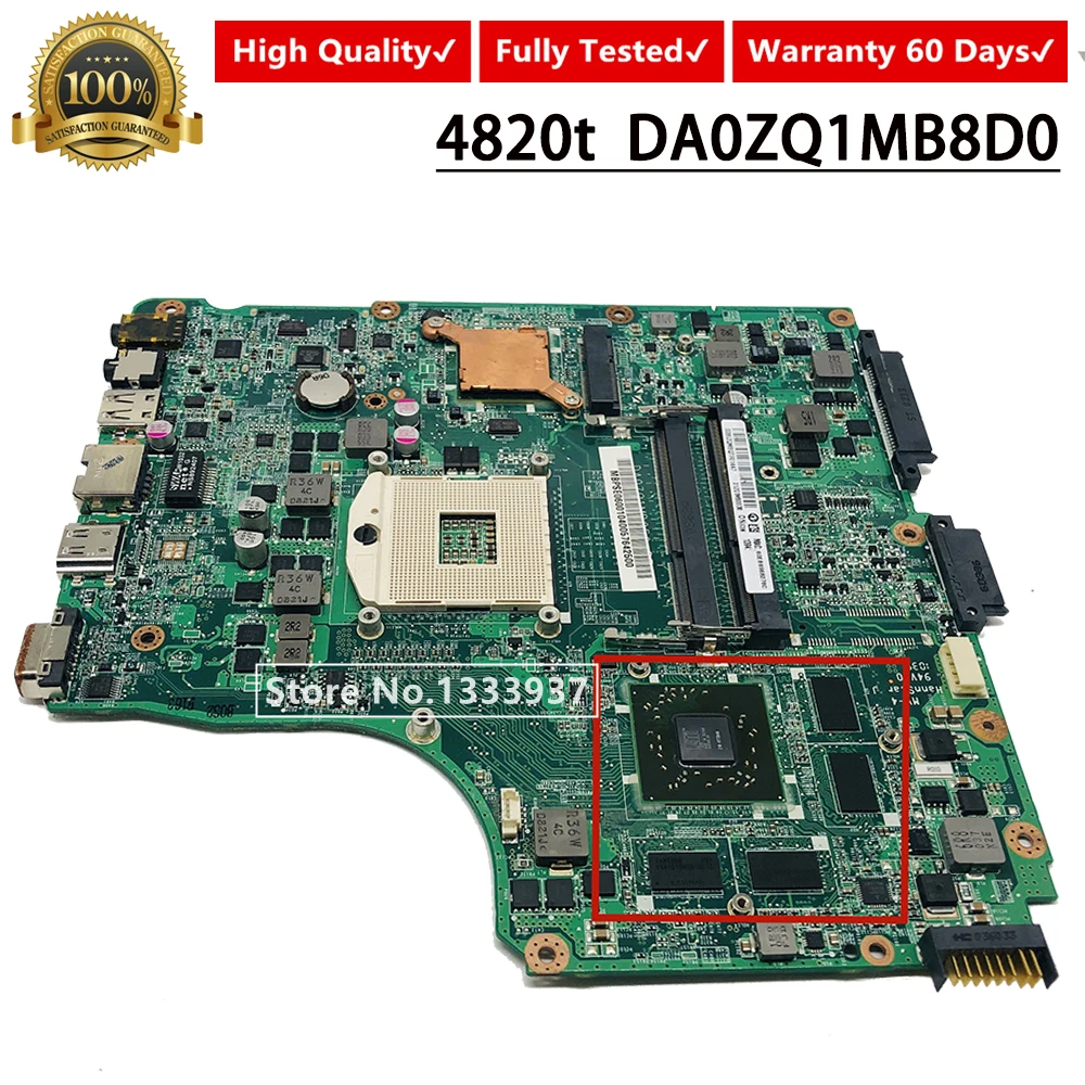 Материнская плата для ноутбука Acer Aspire 4820 4820G 4820T 4820TG ZQ1 материнская