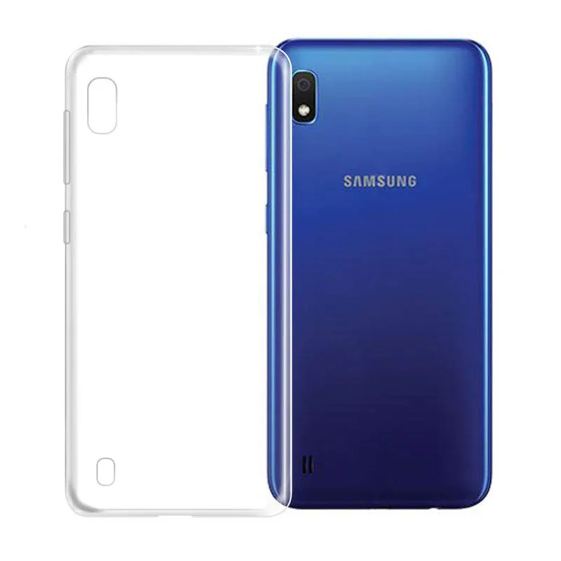 Прозрачный Полноразмерный защитный чехол для телефона чехол для samsung Galaxy A10 SM-A105M/DS мягкий прозрачный силиконовый чехол из мягкого ТПУ samsung A10 Galaxy-A10 - Цвет: Прозрачный