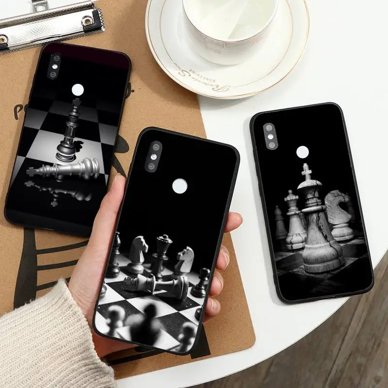 Чехол для телефона с шахматными мотивами Xiaomi Redmi note 7 8 9 t s 10 A pro lite | Мобильные