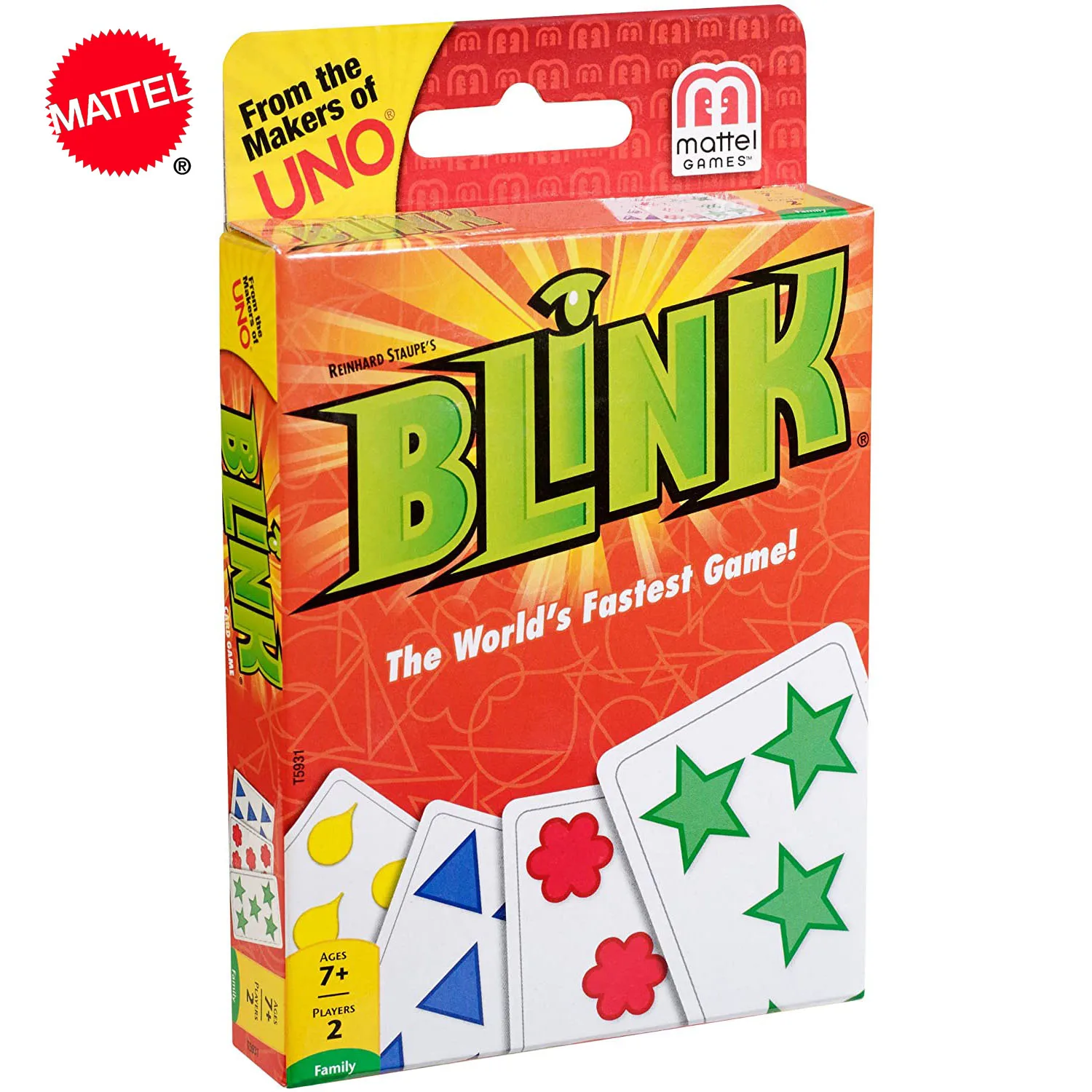 Mattel Games Подлинная UNO: Blink uno карточная игра семейная Веселая конфетная игральные