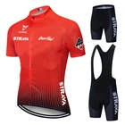 Мужской летний комплект из Джерси для велоспорта STRAVA, одежда для горного велосипеда, велосипедная одежда, одежда для велоспорта, комплект для велоспорта, новинка 2021