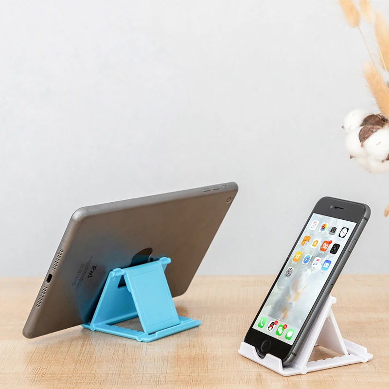 Foldable Desk Stand Plastic Mobile Phone Holder Tripod For iPhone 12 11Pro Max 8Plus Xiaomi Redmi Huawei Samsung Smartphone 2021