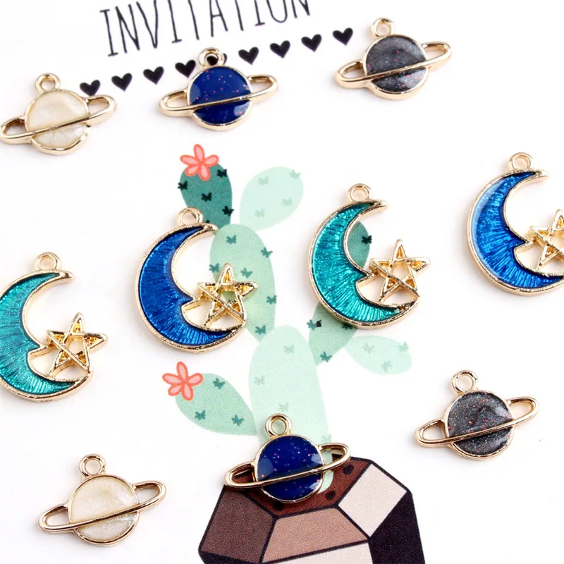 Сделай Сам Корейская версия аксессуары K Золотой масляный сплав Маленькая