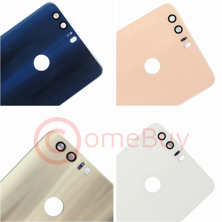 Крышка батарейного отсека для Huawei Honor 8 стеклянная панель задний корпус чехол Honor8