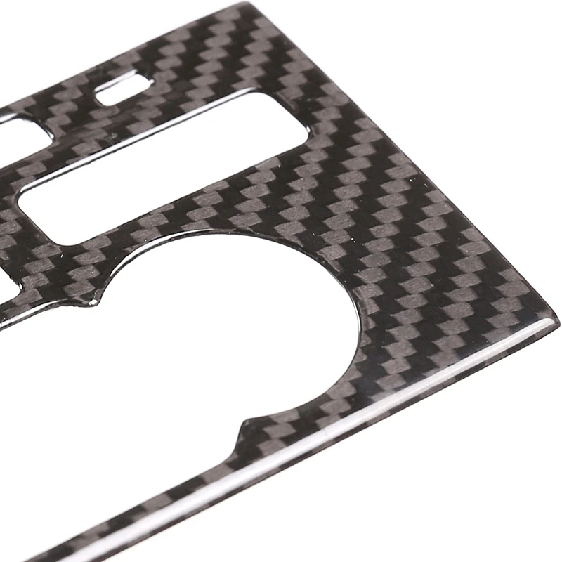 

1 Pcs Car Center Console CD Decoration Button Frame Trim & 1 Pair Interior Trim Car Paddle Shifter Cover