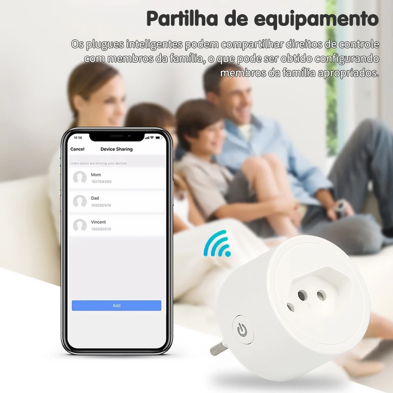 Aubess Smart Wifi Plug Brazil 16A with Power Monitor Function Life App Remote Control Socket Outlet Works Alexa Googl | Обустройство
