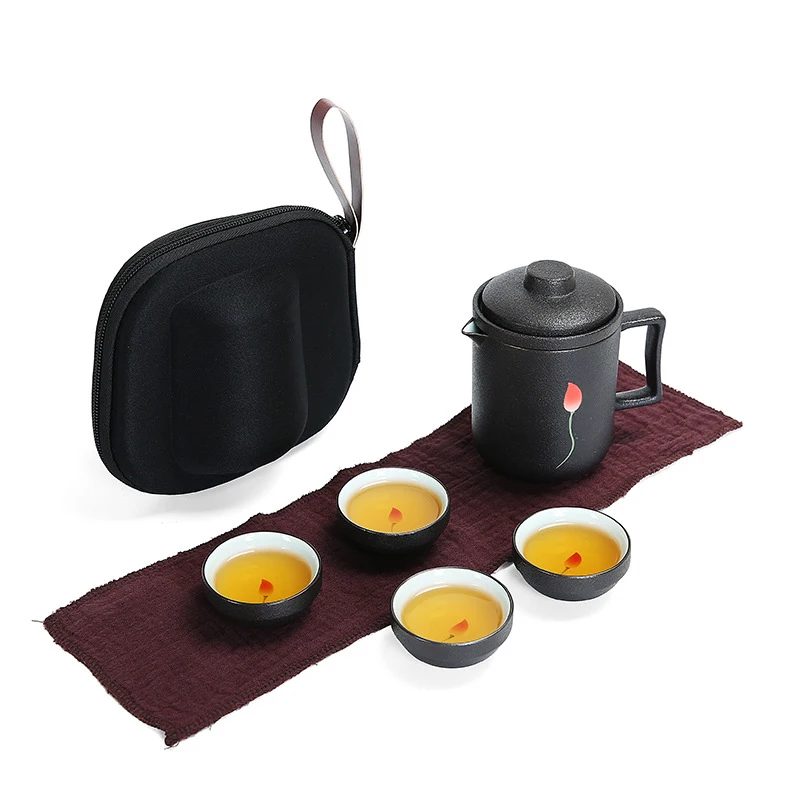 Керамические чайные чашки для путешествий чайных церемоний чайный горшок с