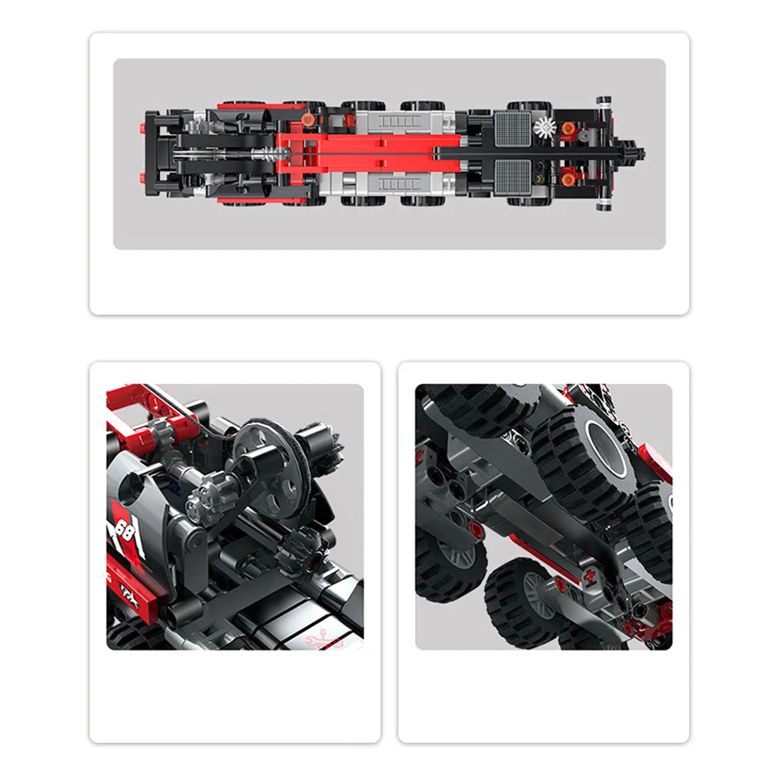 

456Pcs Heavy Crane Building Blocks Model DIY Educational Bricks Toys For Children Adult Creative Gift