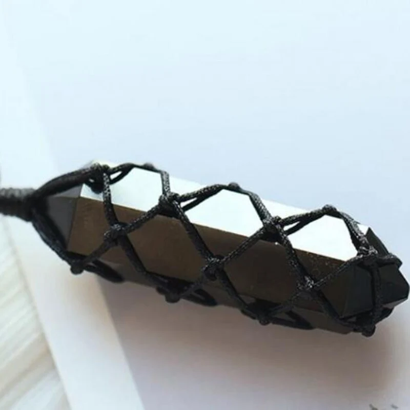 Натуральный обсидиановый маятник нефритовая подвеска ювелирные изделия