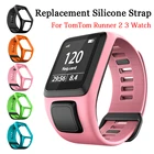 Замена силиконовый браслет на запястье для навигатора TomTom Runner 2 3 Spark 3 авантюриста Golfer 2 Spark кардио GPS спортивный смарт-ремешок для наручных часов