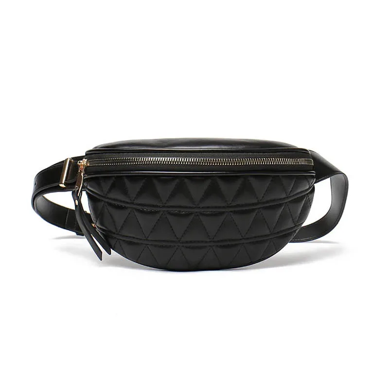

New PU Leather Fanny Packs For Women Solid Color Small Summer Fashion Waist Packs Female Phone Purses Ladies Chest Bags Mini Bag