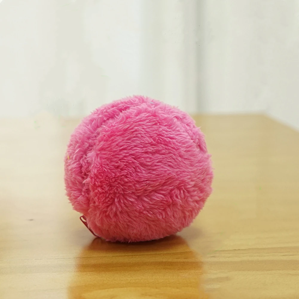 

Magic Roller Ball Dog Cat Toy Pets Automatic Ball Chew Plush Molar Toys Pet Electric Training Balls Interactive Supplies Animal
