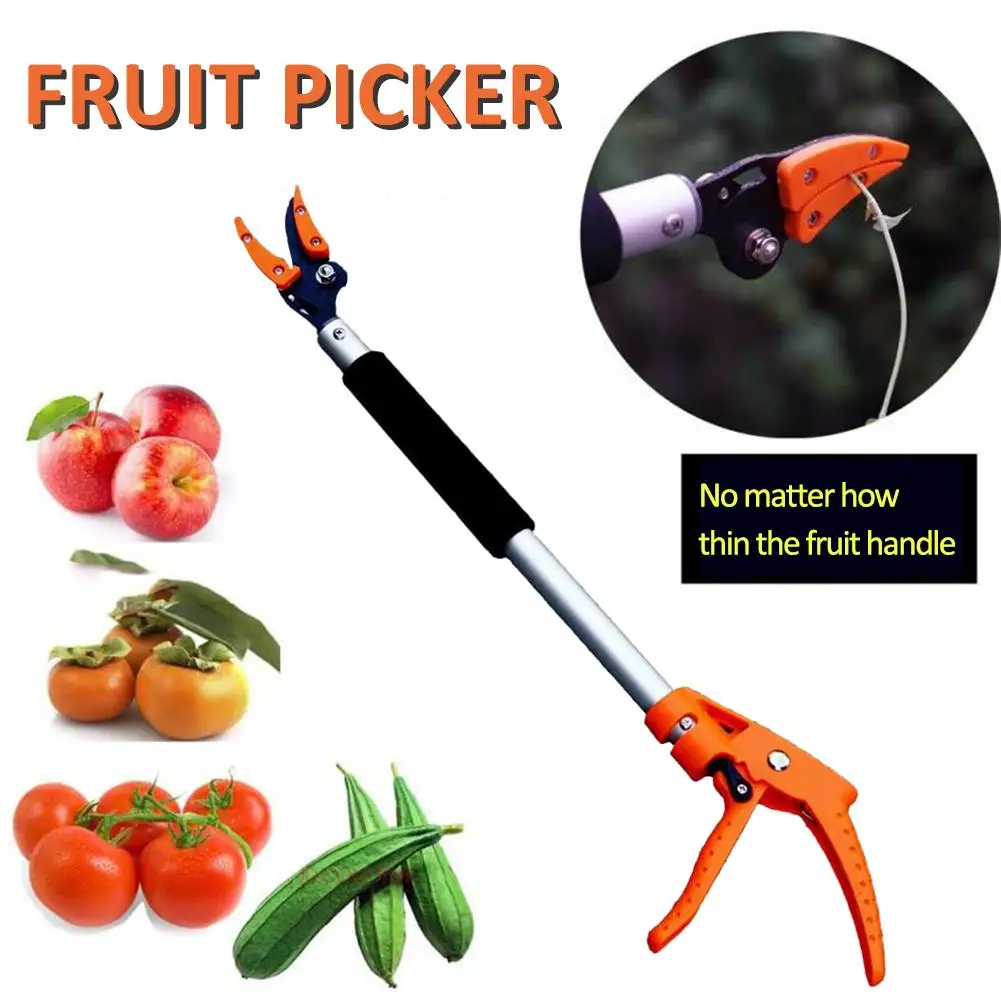 

0.6M Tree Pruner Durable Convenient Short Reach Fruit Picker Branches Bypass Trimming Lopper Garden Supplies For Long-distance