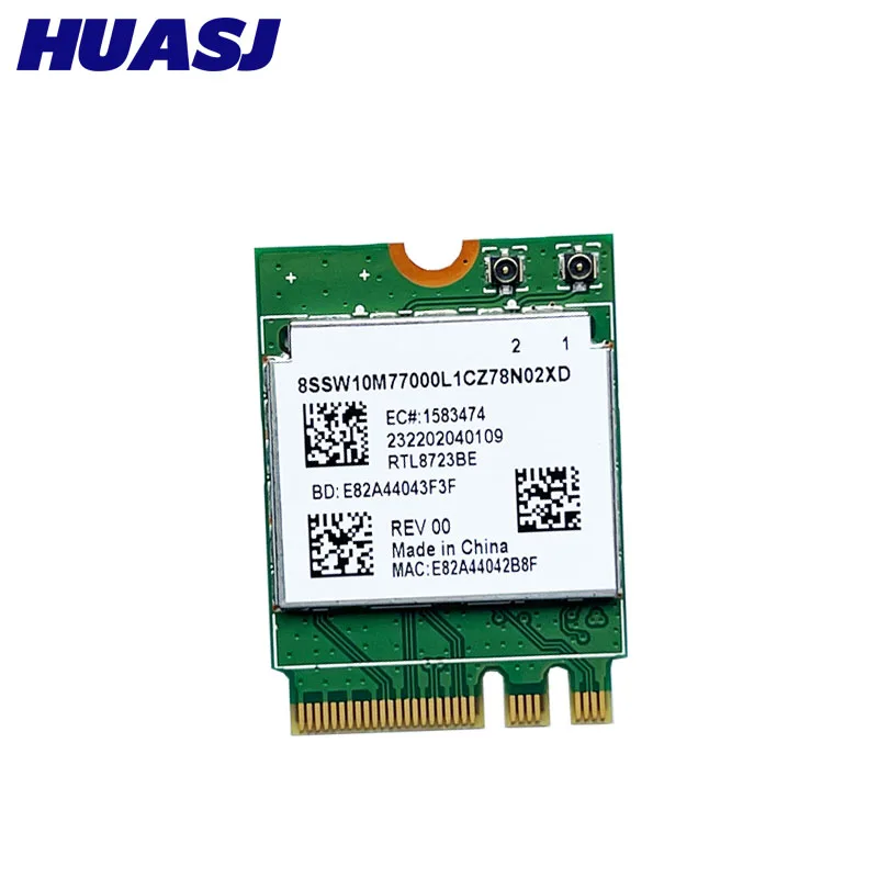 Интерфейс HUASJ RTL8723BE NGFF M.2 для Bluetooth 4 0 ноутбука DELL Acer Samsung беспроводная карта |